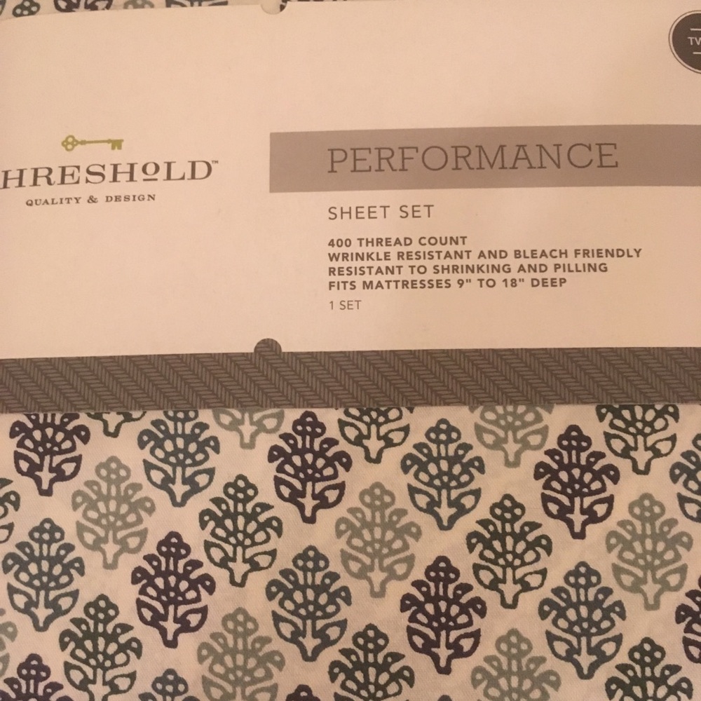 Threshold performance sheet set NWT